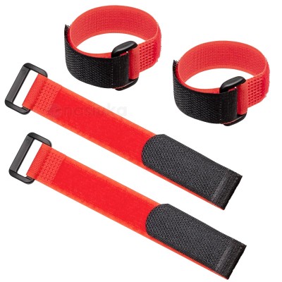 Велкро лента с катарама за въдица Наслука, Red