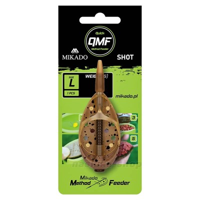 Метод фидер хранилка Mikado Method Feeder Shot QMF L