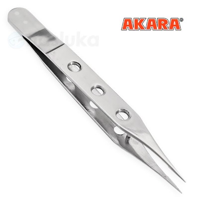 Фина пинсета с прав връх Akara Ultra Slime 7231