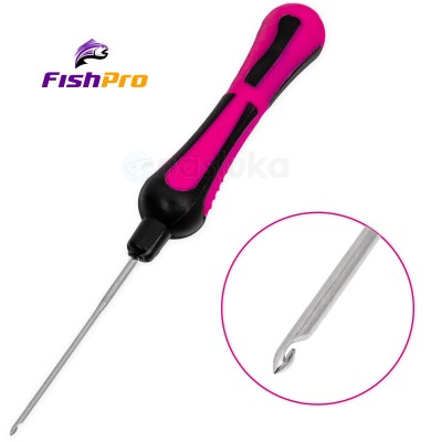 Игла за стръв FishPro Hair Needle, Pink