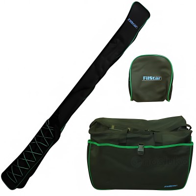 Риболовен комплект, голям сак, чанта и калъф за въдица Filstar KK-1001