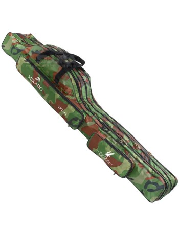 Троен калъф за въдици Mikado Fishunter Camo