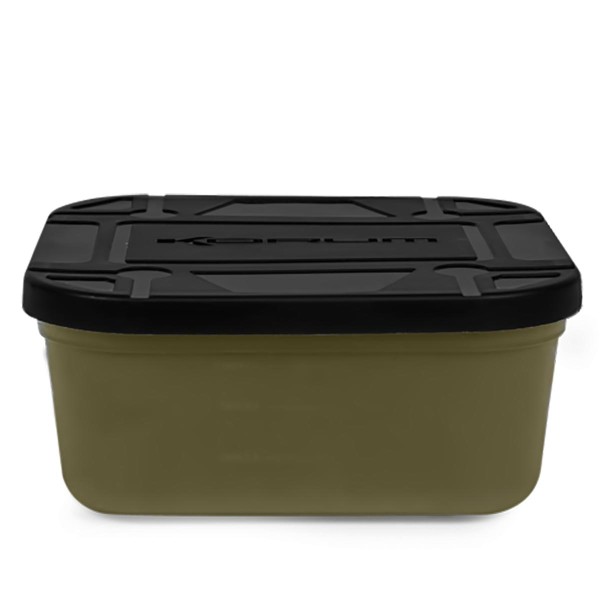 Korum Divided Bait Tub 2PT, Кутия за стръв с капак, 1.13 л — снимка 3