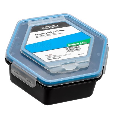 Кутия със заключващ се капак Zebco Secure-Lock Bait Box, Medium