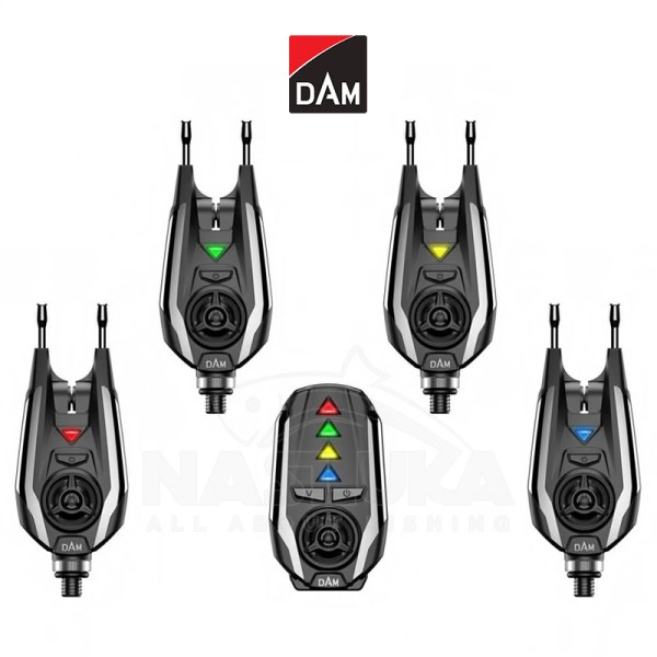 Комплект сигнализатори с централа DAM TFX Bite Alarm Set, 4+1 — снимка 1