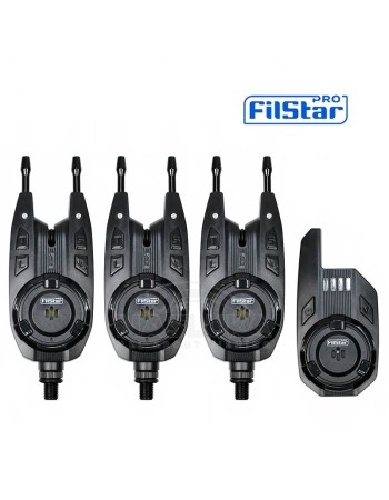 Комплект шарански сигнализатори със станция Filstar FSBA-27W, 3+1