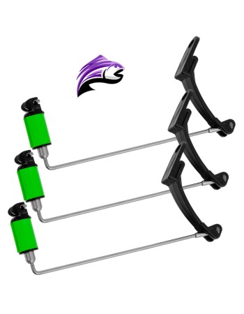 Комплект от 3 бр. обтегачи с твърдо рамо FishPro FP-07 Combo