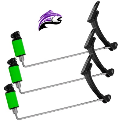 Комплект от 3 бр. обтегачи с твърдо рамо FishPro FP-07 Combo