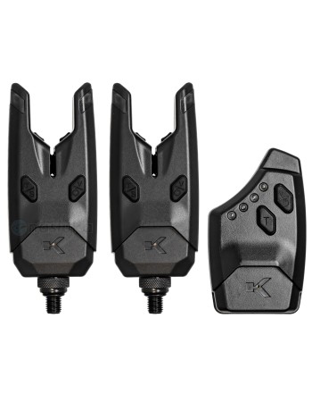 Комплект от 2 сигнализатора и централа Korum KSi6, 2 Rod Remote Alarm Set
