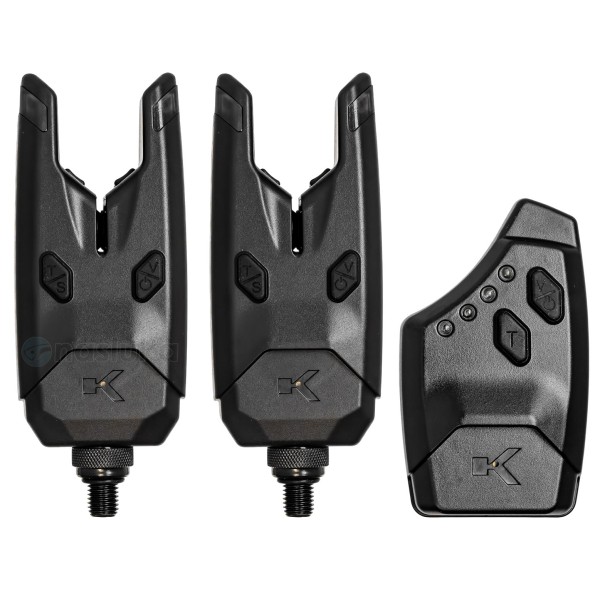 Комплект от 2 сигнализатора и централа Korum KSi6, 2 Rod Remote Alarm Set — снимка 1