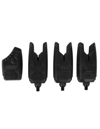 Korum KSi6 3 Rod Remote Alarm Set, 3+1, Сигнализатори за шаран със станция