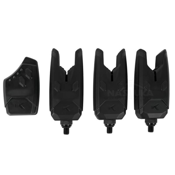 Korum KSi6 3 Rod Remote Alarm Set, 3+1, Сигнализатори за шаран със станция — снимка 1