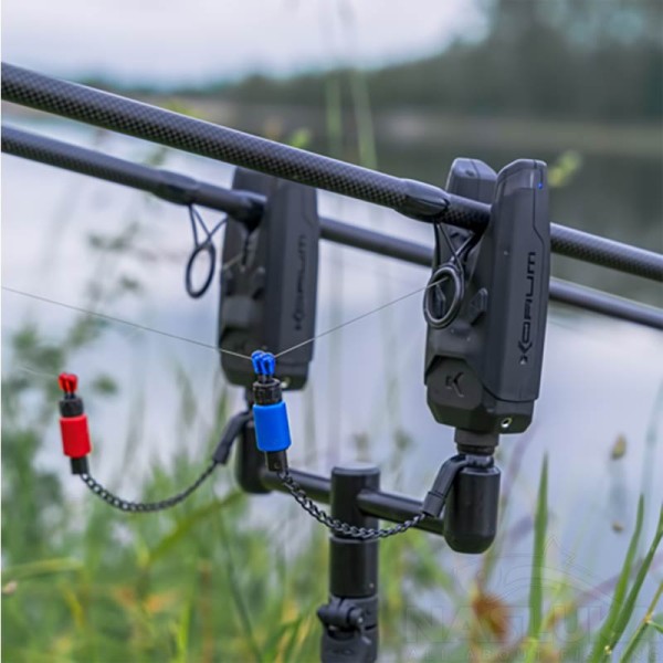 Korum KSi6 3 Rod Remote Alarm Set, 3+1, Сигнализатори за шаран със станция — снимка 4