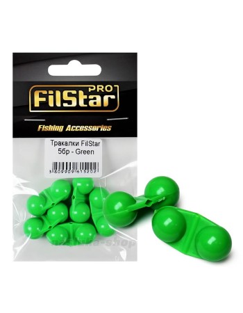 Двойни тракалки за сом Filstar Catfish Rattles, Green, 5 бр.