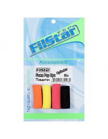 Filstar Foam Pop Ups Cylinder, Mix/Повдигащи пръчки за монтажи, 10 мм, 4 бр.