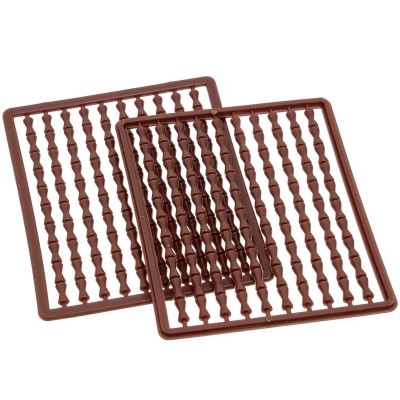 Стопери за стръв FishPro 010, Кафяви, 200 бр.