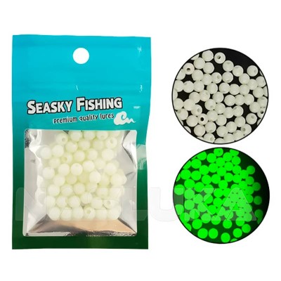 Фосфоресциращи кръгли мъниста Наслука