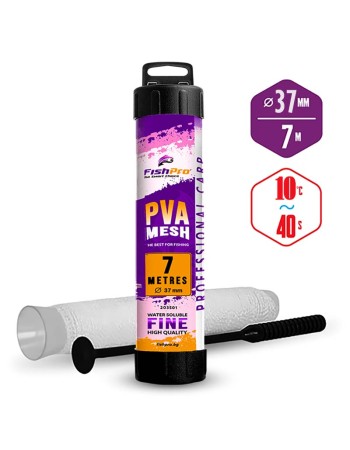 PVA Mesh система FishPro Classic 7 м, 37 мм, за риболов на шаран