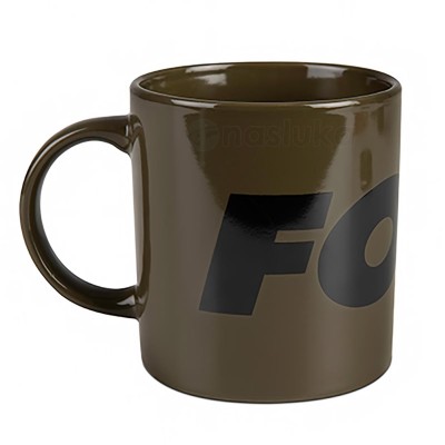 Шаранджийска чаша Fox Green and Black Logo Ceramic Mug