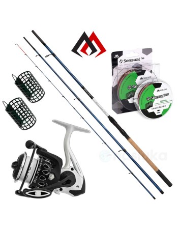 Фидер комплект Mikado Bixlite Medium, 3.60 м, 110 г