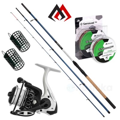 Фидер комплект Mikado Bixlite Medium, 3.60 м, 110 г