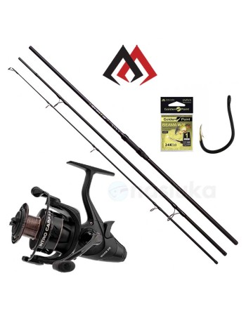 Шаранджийски комплект Mikado Intro Carp, 3.60 м, 3.5 lb