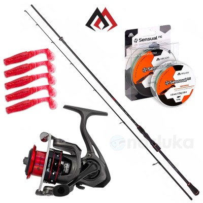 Спининг комплект Mikado NSC Spining Light, 2.28 м, 5-25 г