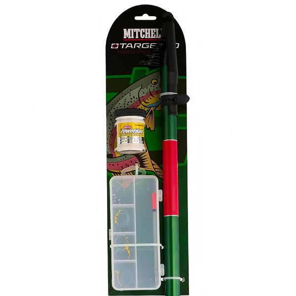 Комплект за пъстърва Mitchell Target 2.0 Trout T400 Combo, 4 м, 30 г — снимка 5