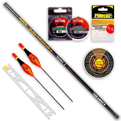 Стартов комплект за плувка Crossfire, телескоп, плувки и аксесоари