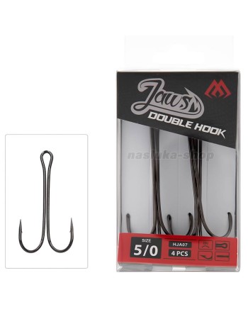 Двойни куки с дълго рамо Mikado Jaws Double Hook HJA07