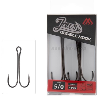 Двойни куки с дълго рамо Mikado Jaws Double Hook HJA07