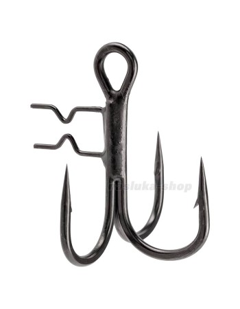 Тройни куки с клипс Mikado Jaws Vertical HJA11