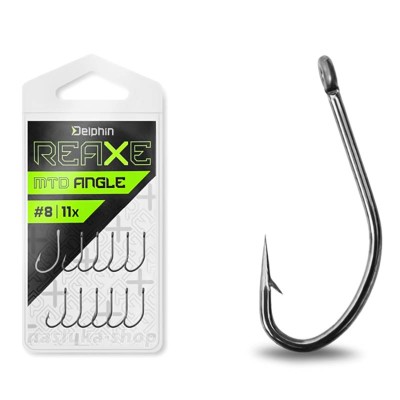 Куки за метод фидер Delphin Reaxe MTD Angle, 11 бр.