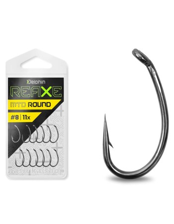 Куки за метод фидер Delphin Reaxe MTD Round, 11 бр.