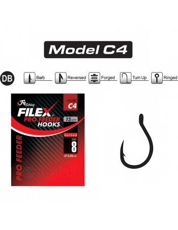 Фидер куки Filex Pro Feeder Hooks, модел C4, 15 бр