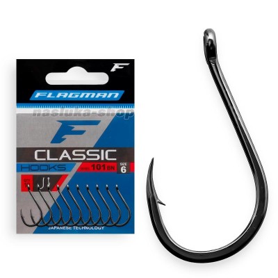 Куки с ухо Flagman Classic 101 BN, 10 бр.