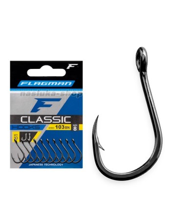 Куки с ухо Flagman Classic 103 BN, 10 бр.