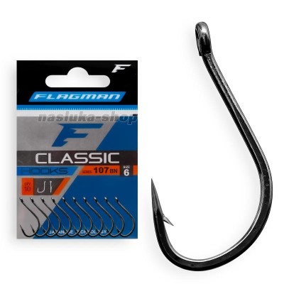 Куки с ухо Flagman Classic 107 BN, 10 бр.