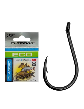 Куки с ухо Flagman ECO Classic 1, 12 бр.