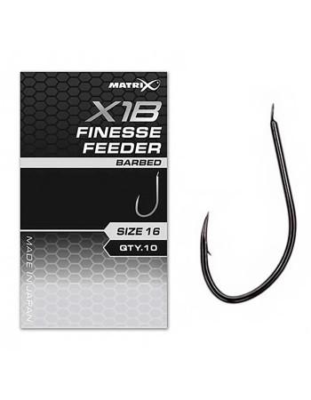 Куки за фидер риболов Matrix X1B Finesse Feeder, 10 бр.