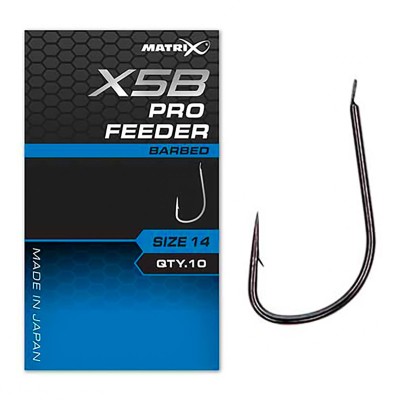 Куки за фидер риболов Matrix X5B Pro Feeder, 10 бр.