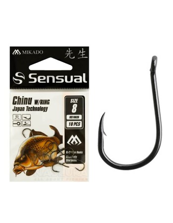 Ковани куки с ухо Mikado Sensual Chinu W/Ring HS10026, 10 бр.