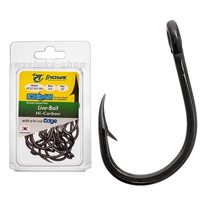 Усилени морски куки с ухо Pioneer Ichiban Live-Bait HC57307-BN