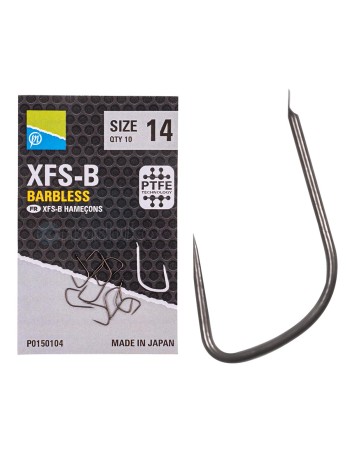 Preston XFS-B Spade Barbless, Куки без контра, 10 бр.