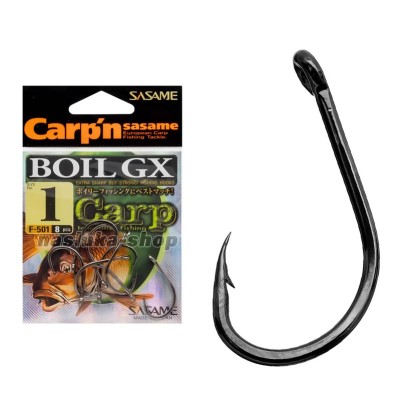 Куки с ухо за шаран Sasame Carp'n Boil GX F-501