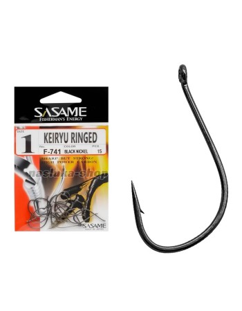 Куки с ухо Sasame Keiryu Ringed F-741 BN