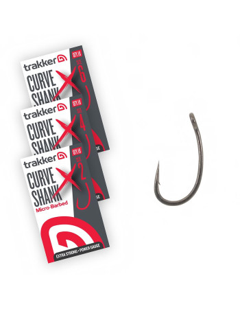 Trakker Curve Shank, Куки за риболов на шаран