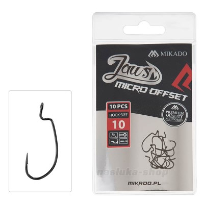 Офсетни куки Mikado Jaws Micro Offset HJA06, 10 бр.