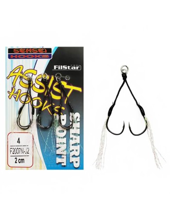 Асист куки Filstar F2007N-J, 3х2 бр.