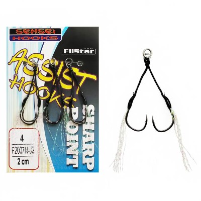 Асист куки Filstar F2007N-J, 3х2 бр.